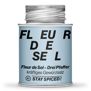 • Fleur de Sel / Flor de Sal - Drei Pfeffer 90g •